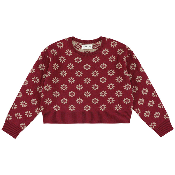 Morley Zeist Girls Cropped Pull Persian Pink