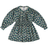 Morley Zola Girls Dress With Smock Navy