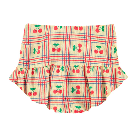 Piupiuchick Baby Bloomers Lilac Yellow W/ Cherries Allover