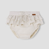 Popelin bloomer off-white with double frill || 28.1