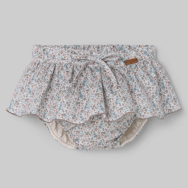 Popelin bloomer micro-flower floral with skirt || 27.2