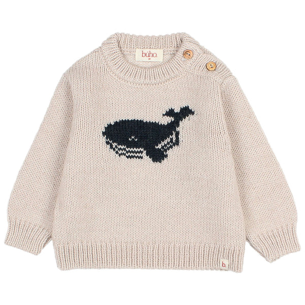 Buho BB Whale Jumper Natural