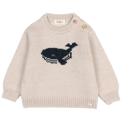 Buho BB Whale Jumper Natural
