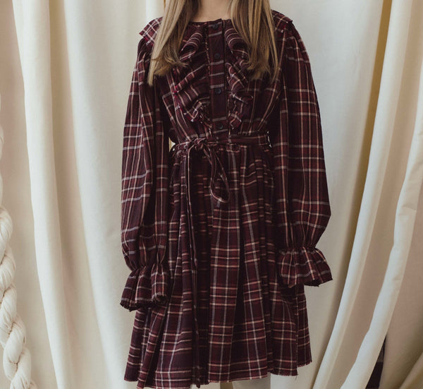 Unlabel Enda Dress Iron Oxide Square