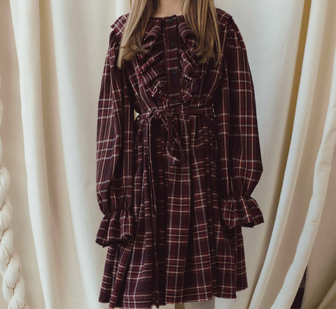 Unlabel Enda Dress Iron Oxide Square