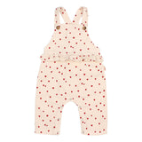 Buho BB Mini Cuore Dungaree Cream Pink
