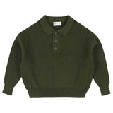 Morley Zietse Girls Knitted Polo Green