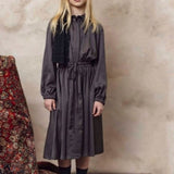 Unlabel Lift Dress Dark Grey Satin