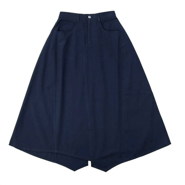 Coco Blanc Chino Skirt Navy