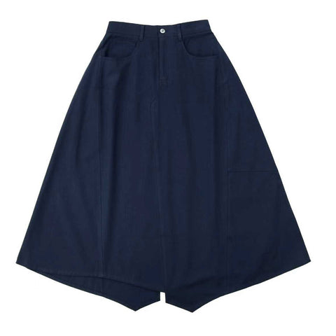 Coco Blanc Chino Skirt Navy