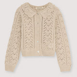 The New Society Lila Cardigan Moonlight White