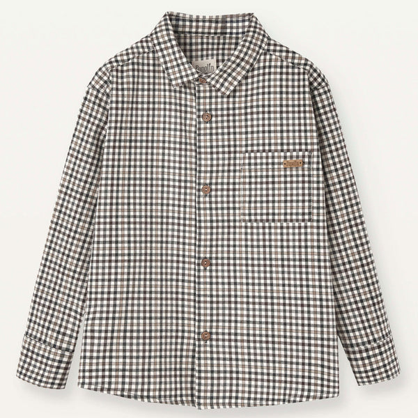 Popelin Multi-Coloured Plaid Shirt With Collar