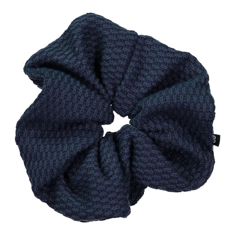 Knot Hairbands Knitted Scrunchie // Navy