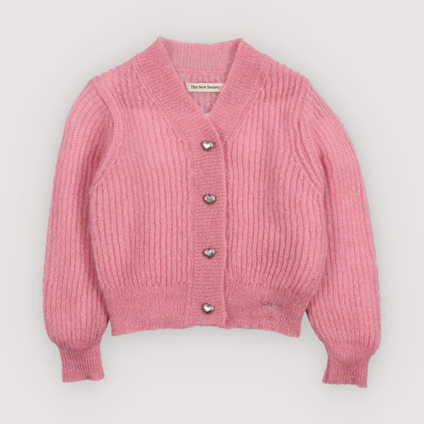 The New Society Lina Cardigan Dream Blush