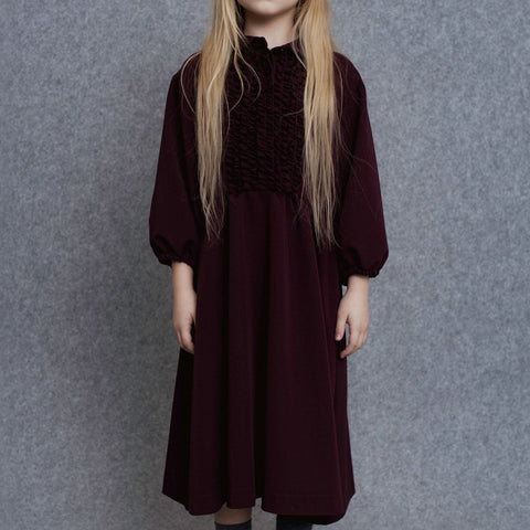 Unlabel Oder Dress Dark Burgundy