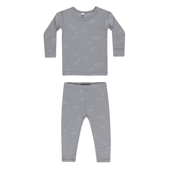 QUINCY MAE BAMBOO PAJAMA SET || CLOUDS