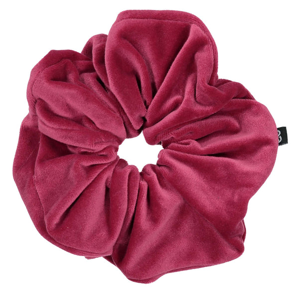 Knot Hairbands Felted Velvet Scrunchie // Berry
