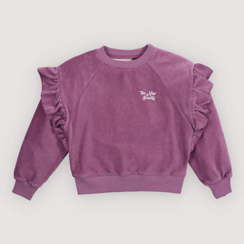 The New Society Clau Sweatshirt Grape Bliss