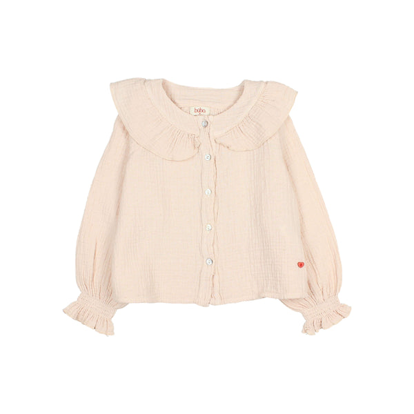 Buho Plumeti Blouse Cream Pink