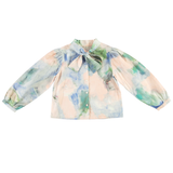 Bebe Organic Alyssa Blouse Watercolor