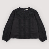 The New Society Dahlia Blouse Eclipse Noir