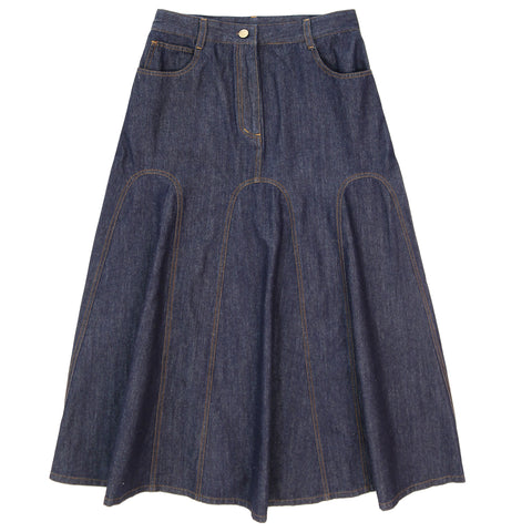 Coco Blanc Denim Skirt AW25