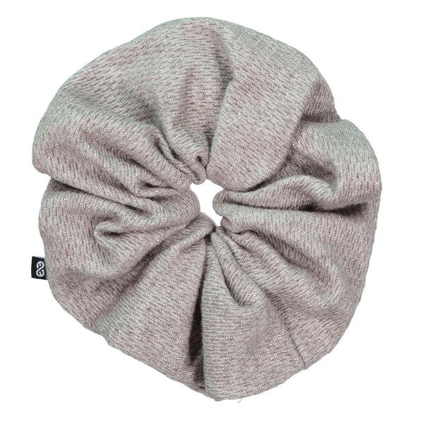 Knot Hairbands Metallic Scrunchie // Smoke