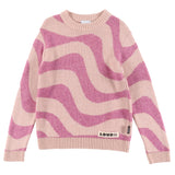 Loud Apparel Cookies Pullover Wave Jacquard Pink/Rose