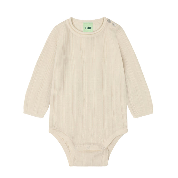 Fub Baby Rib Body Ecru AW25