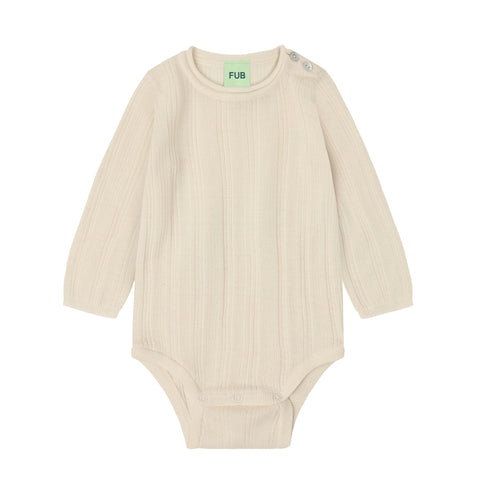 Fub Baby Rib Body Ecru AW25