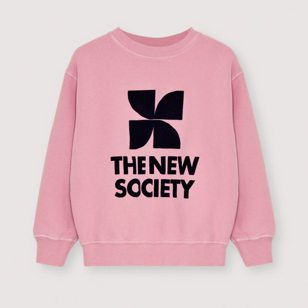 The New Society TNS Logo Sweatshirt Dream Blush
