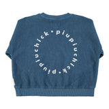 Piupiuchick Logo Sweatshirt Blue