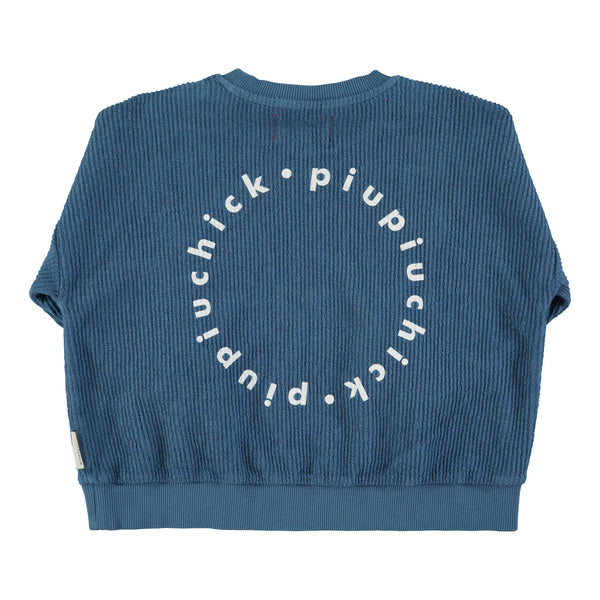 Piupiuchick Logo Sweatshirt Blue