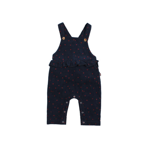 Buho BB Mini Cuore Dungaree Navy