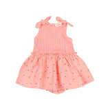 Buho BB Sweet Pears Combi Dress Peach Pink