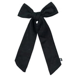 Knot Hairbands Woolly Bow Clip // Black