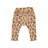 Tocoto Vintage Animal Print Ribbed Leggings Pink