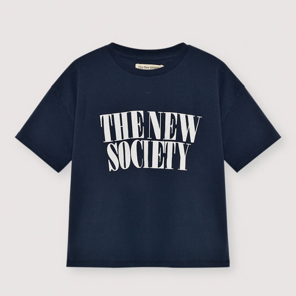 The New Society Mica T-shirt Infinite Navy
