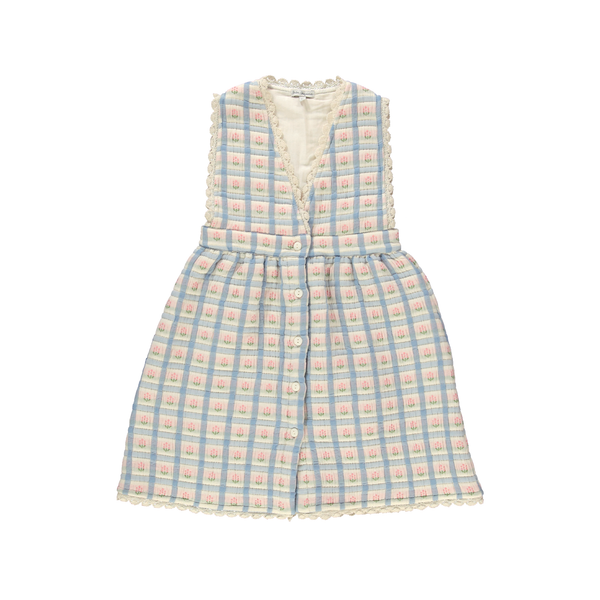 Bebe Organic Zora Apron Dress Padded Floral