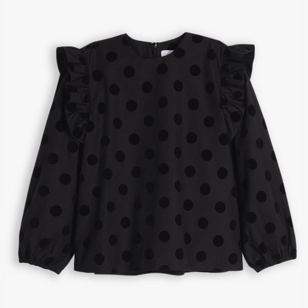 Wolf & Rita Girl Blouse Clarinha Woven Mond