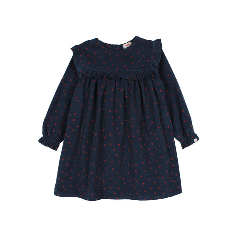 Buho Mini Cuore Dress Navy