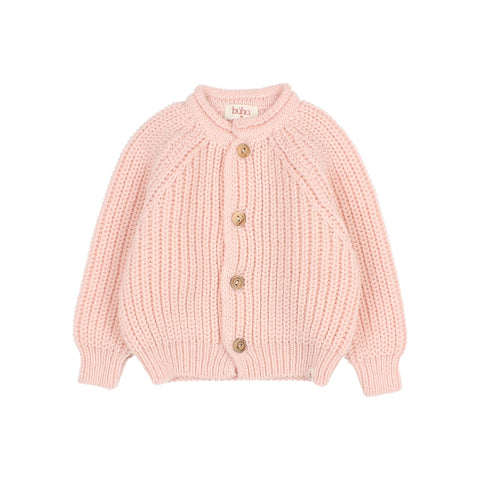 Buho BB Soft Knit Cardigan Rose