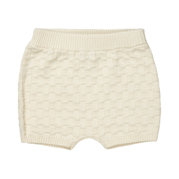 Fub Baby Checked Shorts Ecru
