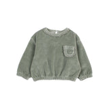 Buho BB Velvet Sweatshirt Eucalyptus