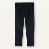 Popelin Black Corduroy Chino Trousers