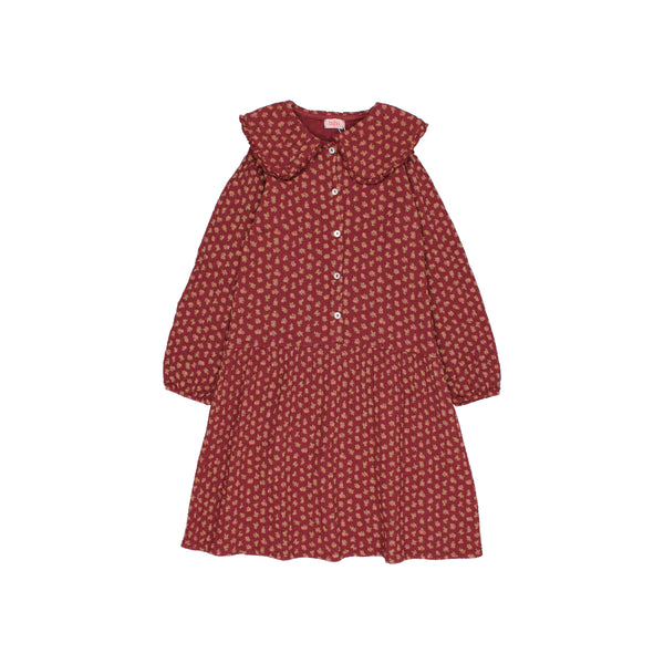 Buho Cottage Maxi Dress Pomegranate