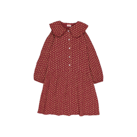 Buho Cottage Maxi Dress Pomegranate