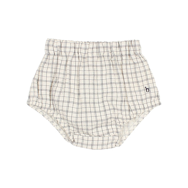 Buho BB Mini Check Bloomer Ecru