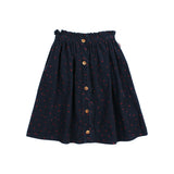 Buho Mini Cuore Skirt  Navy