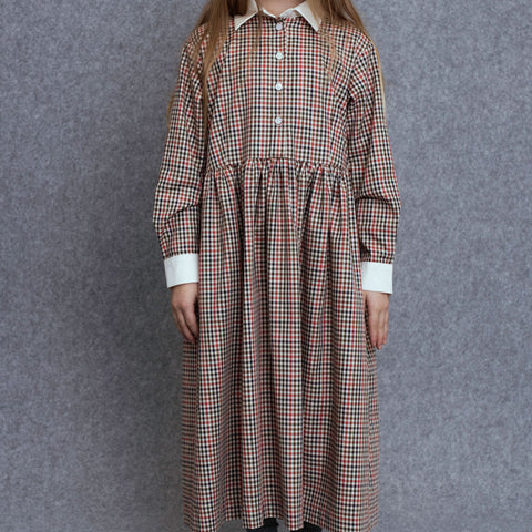 Unlabel Otra Dress Red Checks